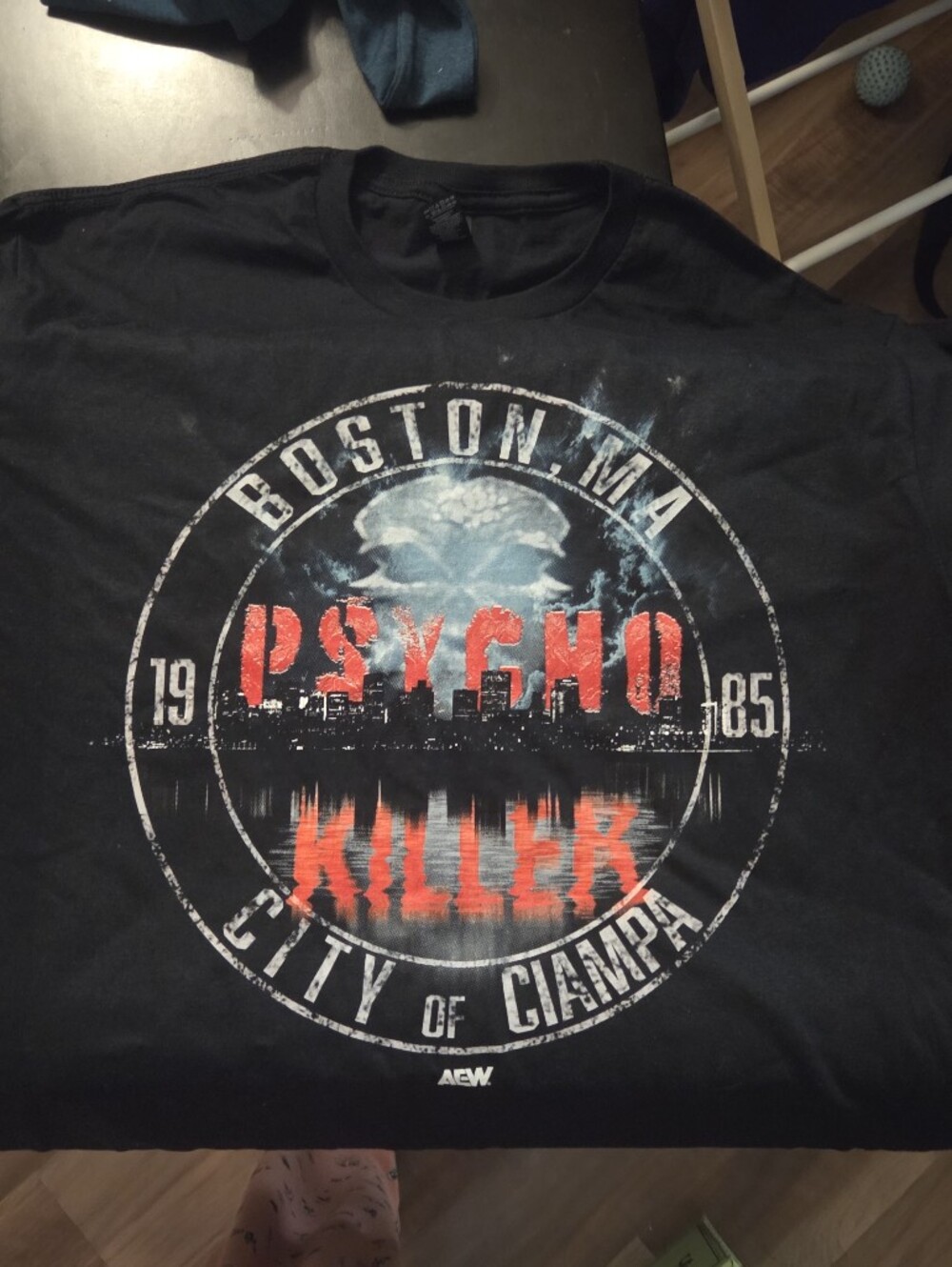 AEW Tommasso Ciampa Psycho Killer Graphic Short-Sleeve Tee - Boston Exclusive